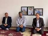 دیدار مدیرکل بنیاد  کردستان و مسئولان استانی با خانواده شهید جاویدالاثر کشتی دنا